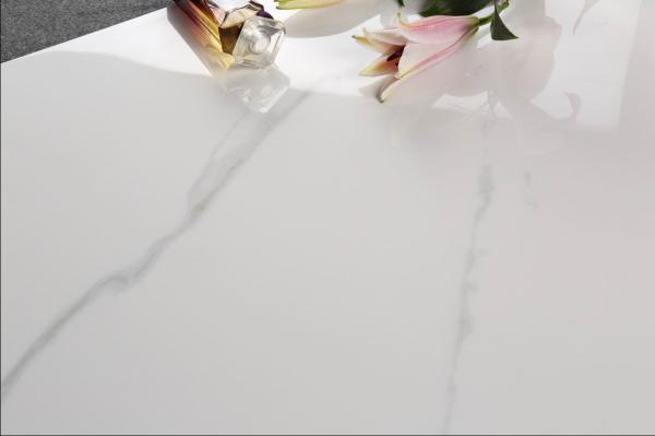 Buy cheap Super White Carrara Polished Porcelain Tile , Ceramic Marble Floor Tiles from wholesalers