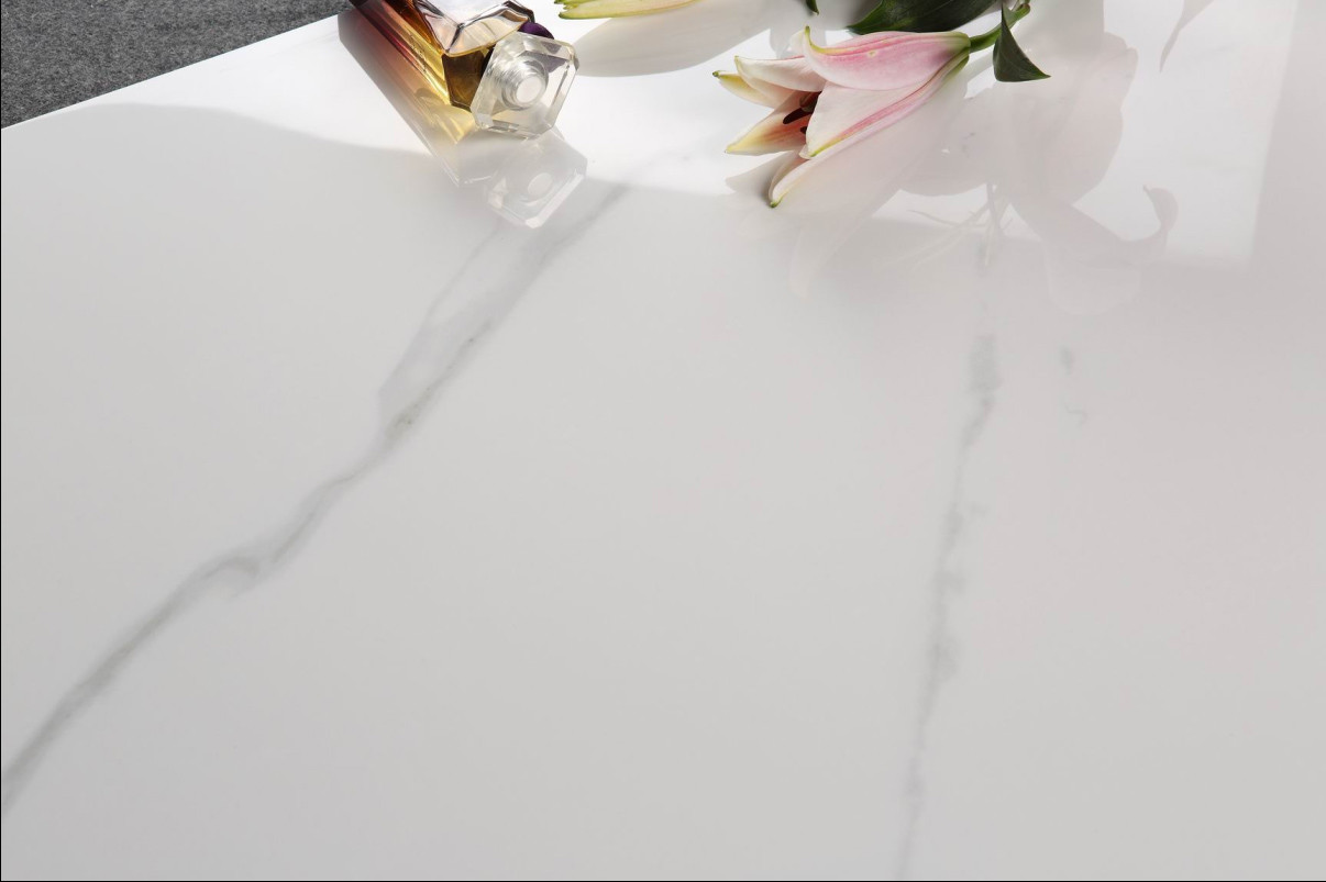 Durable Marble Look Porcelain Tile , Polished Porcelain Floor Tile