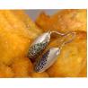 Buy cheap Thai Sterling Silver White Opal Marcasite Dangle Drop Earring(E12287WHITE ) from wholesalers