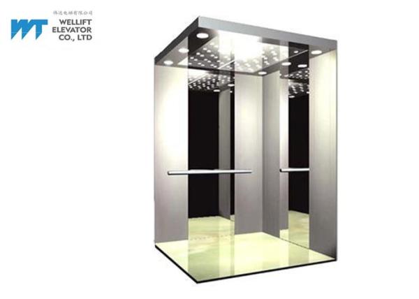 Buy cheap Beautiful Durable Passenger Lift Elevator With Mirror Hairline Stainless Steel Finish Cabin from wholesalers