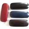 Buy cheap Fashionable glasses cases with solid dark color leather design from wholesalers