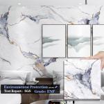 Waterproof And Easy To Install Marble Wood Veneer Panels Interior Decorative