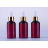 Buy cheap 50ml PET Custom Cosmetic Bottles Essential Oil Packaging With Dropper from wholesalers