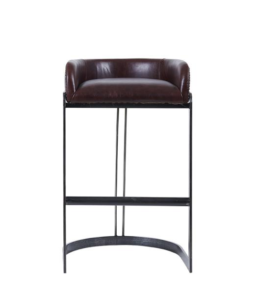 Buy cheap Home Furniture Black Counter Height Bar Stools Kitchen Chairs Old Finishing from wholesalers