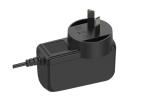 Black 18W AU 2PIN AC DC Power Adapter 90 - 264Vac Input Wall Mount Power Adapter