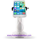 COMER cell phone counter security display locking stands with charging cables