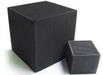 1.5mm Activated Carbon Filter , 60X60X10mm Air Purification Honeycomb Coal