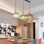 Modern Pendant Lights Gray Glass Led Nordic Restaurant Hanging Lighting(WH-GP-42