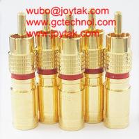 Buy cheap RCA Coaxial Connector Compression Type all gold plated for RG6 Coaxial Cable product