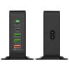Buy cheap Black Square Desktop Usb Charging Station 5V 8A QC 3.0 USB Pd Charger from wholesalers