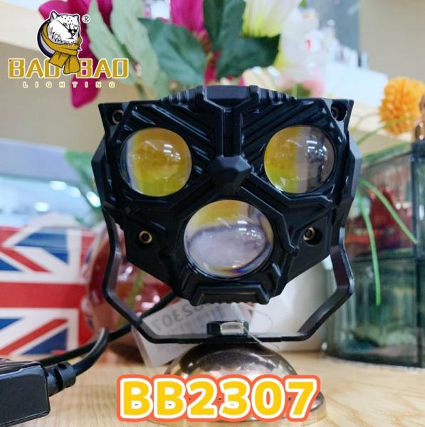 Buy cheap 3 Led Red Devil Eyes White Yellow Flashing Metal Motorcycle Fog Light from wholesalers