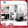 Buy cheap luxury white leather king chair manicure and pedicure furniture spa chair leather cover from wholesalers
