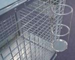 Strong Logistics Cage Trolley / Heavy Duty Shopping Cart 300kg Load Capacity