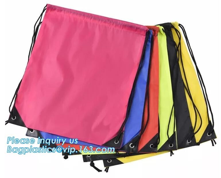 Recycled foldable polyester bag,Custom logo printed basketball backpack 210D polyester printing drawstring bag bagease