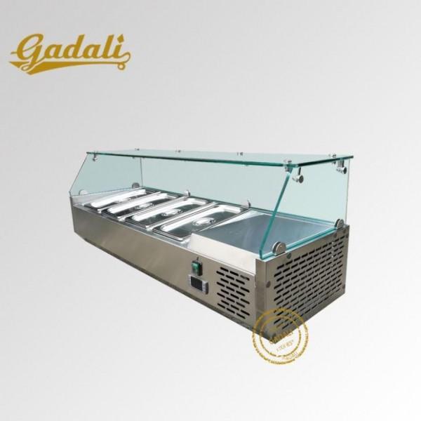 Buy cheap 55L 6 GN Pans Cold Storage Salad Bar 1.5m Length from wholesalers