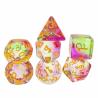 Buy cheap Color crystal resin desktop game dice set dnd dice from wholesalers