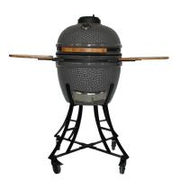 Buy cheap Charcoal Ceramic Black 18 Inch Kamado Grill Heat Resistant product