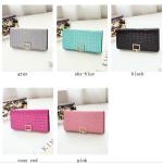 Debossed Pu Leather Wallets , 18x10cm BM Hasp Womens Credit Card Holder Wallet