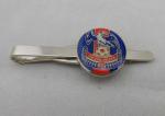 Vintage Personalized Tie Bar Copper With Soft Enamel , Nickel Plating For Boy