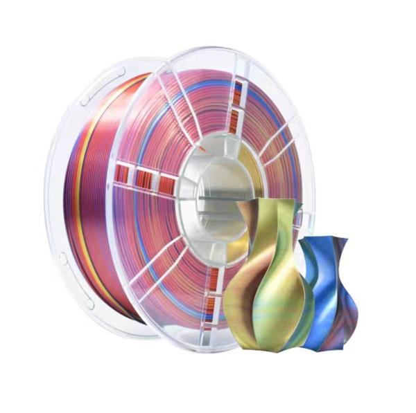 Buy cheap Yellow Blue Red Toughness Enhanced 3D Printer PLA Silk Filament For Desktop Printer from wholesalers