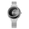 Buy cheap 14mm Strap Quartz Battery Wristwatches Leather Diamond Encrusted Mesh Strap Watch from wholesalers