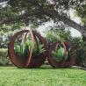 Buy cheap Decorative Outdoor Large Corten Metal Flower Planters For Garden Landscape from wholesalers