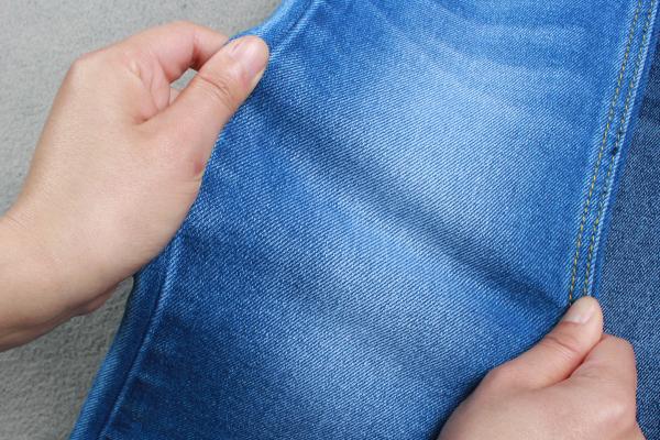 12 Oz Tri Core Stretch Denim Fabric 3/1 Right Hand Medium Spandex Cotton