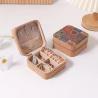 Buy cheap Cork Travel Jewelry Case, Cork Box Jewelry Organizer for Ring Necklace Earring, Personalized Gift for Women Mothers Girls from wholesalers