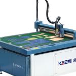 Garment Flatbed Template Cutter , Template Board Milling Machine 500-1500mm/s