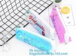 Vinyl Clear PVC Cosmetic Bag in Slider Zipper Toiletry Travel Packaging Bag, pvc