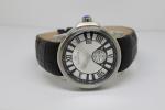Fashionable Men's Stainless Steel Watches with high performance genuine leather
