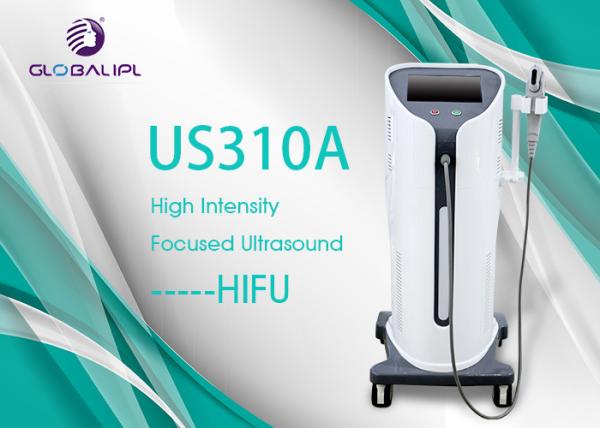 Vertical Salon Laser HIFU Machine High Intensity Focused Ultrasound For Wrinkle
