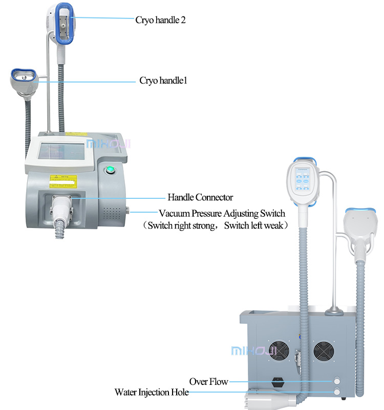 Home 80kpa Fat Freeze Cavitation Machine 360 Cryoskin Slimming Machine