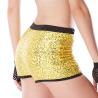 Buy cheap Metallic Edged Dance Wear Accessories Gym Sequin Dance Shorts For Sports Performance from wholesalers