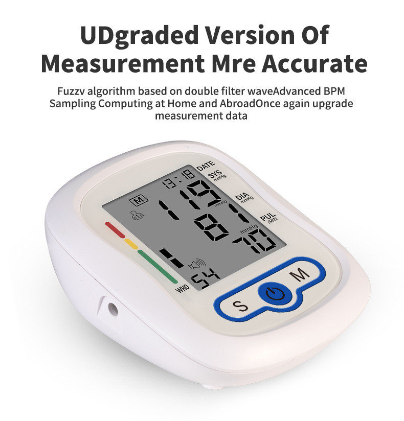 Daily Checks Home Hospital One Key Measurement Blood Pressure Monitor Arm Type