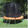 Buy cheap Outdoor Garden Kids Children Fitness Jumping Bed Round Trampoline With Basketball Goal Safety Net from wholesalers