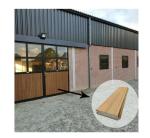 18mm Thickness ASA Capped PVC Composite Decking for Wood Grain Garden Fencing