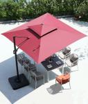 Waterproof Polyester Fabric Heavy Duty Commercial Parasol 3m Patio Umbrella