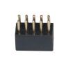 Buy cheap Straight Black Round Female Pin Header Connector 1.27mm Dual Row 180 Degree from wholesalers