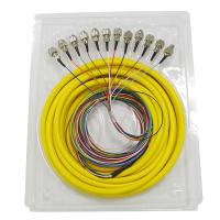 Buy cheap 0.9mm 12F Fiber Optic Pigtail Splicing LSZH Fiber Breakout Cable product