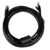 Buy cheap 24AWG Black Ethernet Cable Cat 6 , RJ45 Connector 100 Ft Ethernet Cord from wholesalers