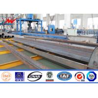 Buy cheap 110kv Transmission Polygonal Steel Tubular Pole , 25m Street Lighting Poles product