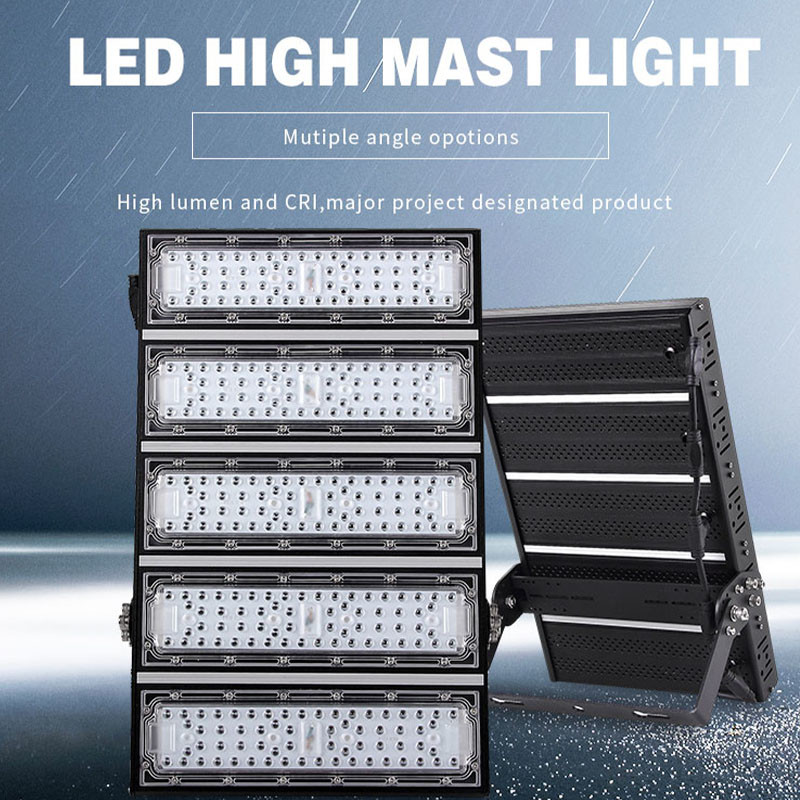 Heavy Duty Streamline Adjustable Electric Led Flood Light 100-150lm/W Aluminum housing