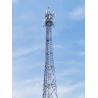 Buy cheap Four Legged Q345B Telecom Cell Towers Galvanized Steel Communication Tower from wholesalers