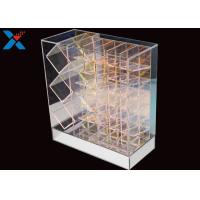 Buy cheap 46 Holders Acrylic Cosmetic Box Mirror 7 Floors Organizer Storage Box product