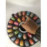 Buy cheap 33 Cells Round Shape Macaron Gift Box Recyclable For Food from wholesalers