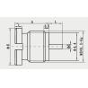 Buy cheap Bulkhead Microminiature Push on Coaxial Connectors SMP Male Stainless Steel from wholesalers