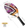 Buy cheap Beach Tennis Racket Ergonomic Cushion Grip Carbon Fiber Tennis Paddle Racquets from wholesalers