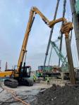 10 Meter Hydraulic Sheet Pile Driver With 20t Excavator