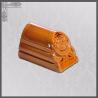 Buy cheap Chinese Style Glazed Roofing Tiles Decorative Ridge End Yellow Color For Chinatown from wholesalers